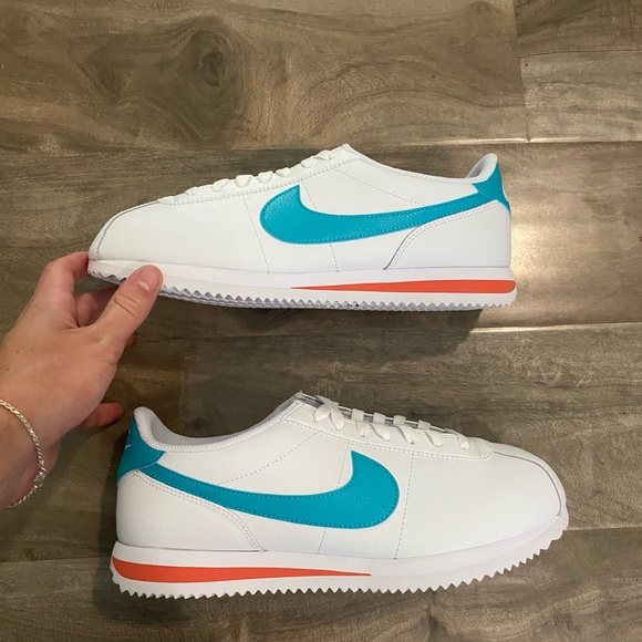 Nike Cortez "Miami Dolphins" DM4044-103 Men's Size 8.5 Brand New! - Picture 3 of 5